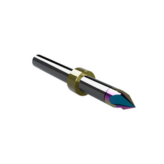 CWT/CWX ER6C4A 60° V-Groove Router Bit with Stop Ring