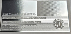 GWF Foil- Bright Silver- 12.5"x500'