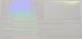 GWF Foil- Holographic Transparent- 12.5"x500'
