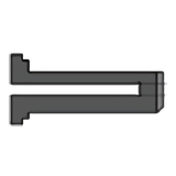0.63mm  Blade Clamp 1 for 1523/2029 Eclipse Series Digital Die Cutters