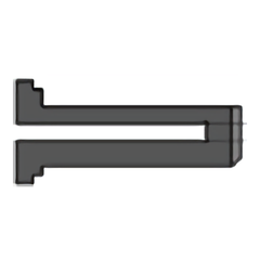 0.63mm Blade Clamp 1 for 1523/2029 Eclipse Series Digital Die Cutters