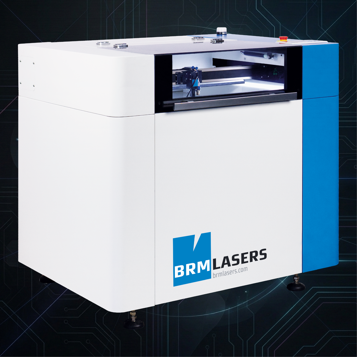 BRM Pro 600 enclosed Class 1 laser cabinet in workspace environment