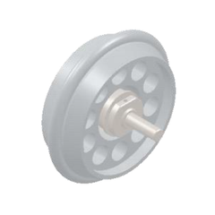 Apex Series Flatbed Cutter D602 Creasing Wheel – 2.5mm Radius with Wall Support
