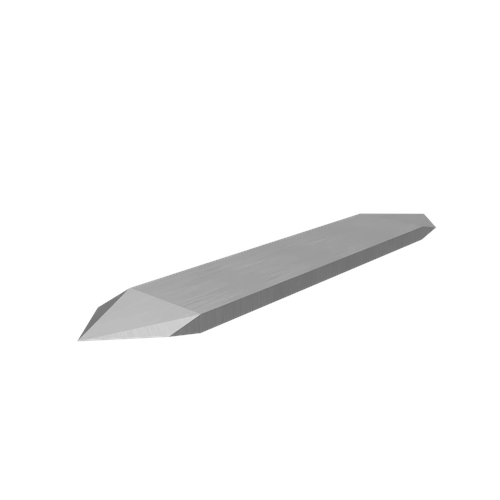 CWT/CWX E12A Double Edge Flat Stock Drag Knife Blade