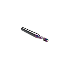 CWT/CWX ER64.4A Rainbow Coated Single O-Flute Upcut Router Bit