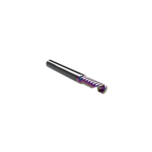 CWT/CWX ER65.1B Rainbow Coated Single O-Flute Upcut Router Bit