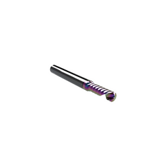 CWT/CWX ER65.1B Rainbow Coated Single O-Flute Upcut Router Bit