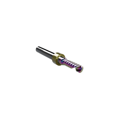 CWT/CWX ER65.1C Rainbow Coated Single O-Flute Upcut Router Bit