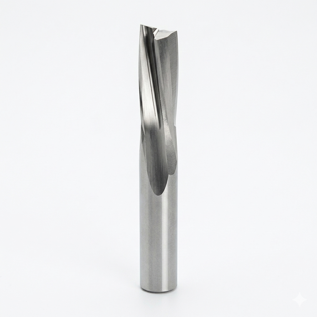 CWT/CWX ER66.10A 6 mm O-Flute Acrylic Router Bit – Polished Single Flute CNC Router Bit