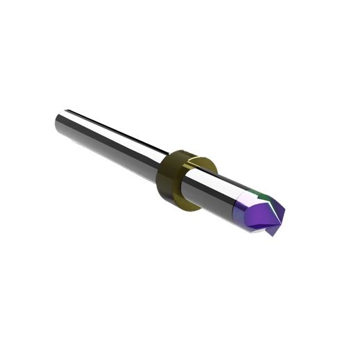 CWT/CWX ER66.9A 120° V-Groove Router Bit with Stop Ring