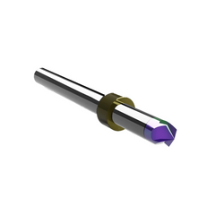 CWT/CWX ER66.9A 120° V-Groove Router Bit with Stop Ring
