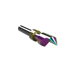 CWT/CWX ER66.9D 90° V-Groove Router Bit with Stop Ring