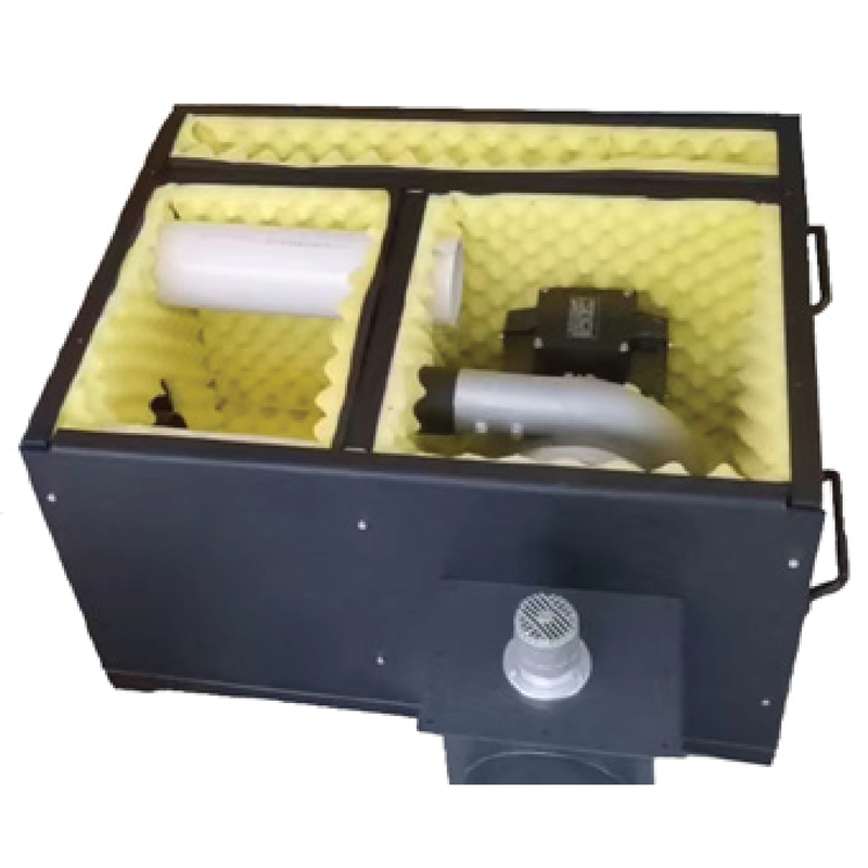 Sound deadening vacuum chamber for apex m series vacuum pump