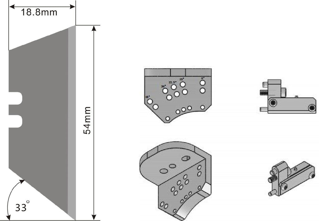 E73 V Cut Variable Blade