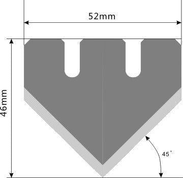 E74 V Cut Miter Blade