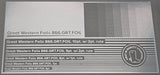 GWF Foil- Dull Silver- 12.5"x500'
