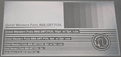 GWF Foil- Dull Silver- 12.5"x500'