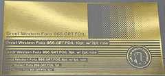 GWF Foil- Satin Gold- 12.5"x500'