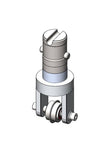 U1 CRW 2PT – Stainless Steel Mini Creaser Wheel for Precision Scoring