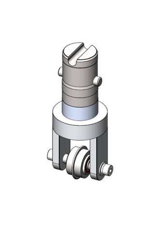 U1 CRW 2PT – Stainless Steel Mini Creaser Wheel for Precision Scoring